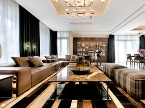 原木现代沉稳风格四居室 自然与宁静的诗意栖居