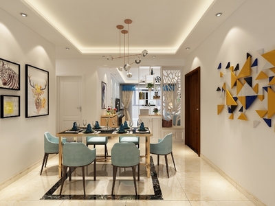 140平现代简约三居装修效果案例 绿苑小区何女士雅居实景赏析